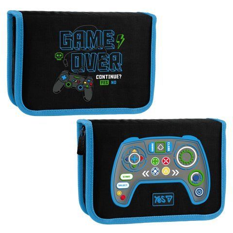 Пенал твердий Yes одинарний з двома клапанами Joystick Game HP-04 533742 фото