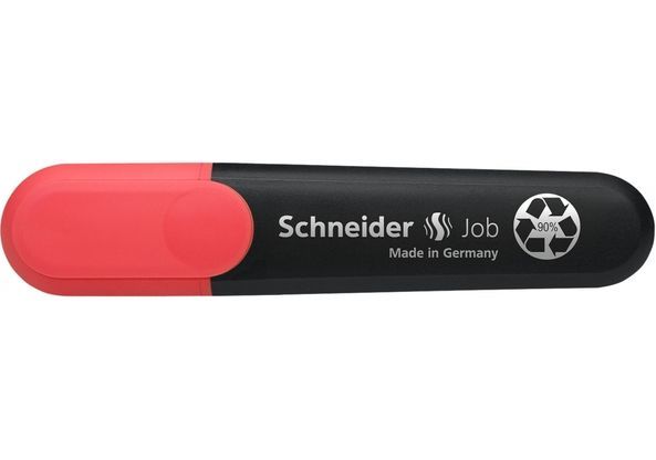 Маркер текстовиділювач SCHNEIDER JOB 1-4,5 мм, червоний S1502 фото