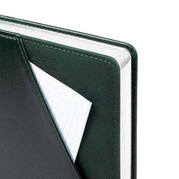 Щоденник діловий А5 Leo Planner датований 2027 "Whisky", твердий, зелений, 368 сторінок 252755 фото