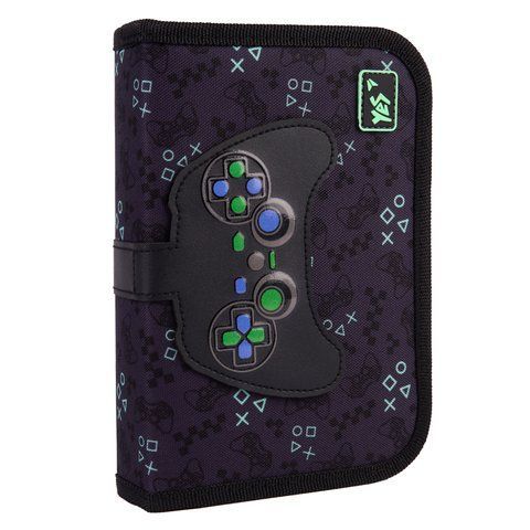 Пенал твердий YES одинарний з двома клапанами HP-04 Game On! 533629 фото