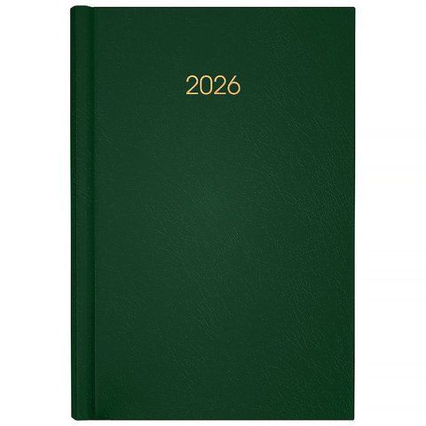 Щоденник 2026 Classic City, 145*210, з/т темно зелений 8842-26-3-A фото