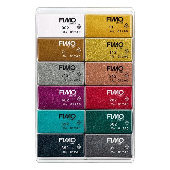 Набір пластики &ldquo;Effect Sparkle Colours&ldquo; 12х25гр Fimo 4007817096543 фото