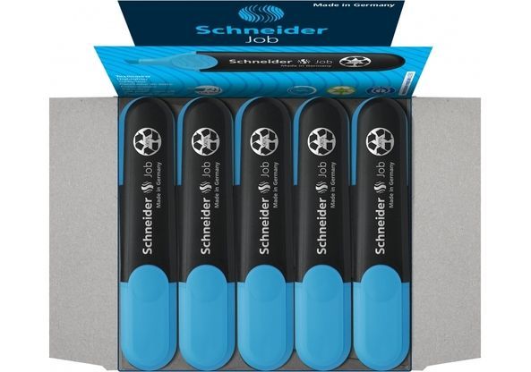 Маркер текстовиділювач SCHNEIDER JOB 1-4,5 мм, синій S1503 фото