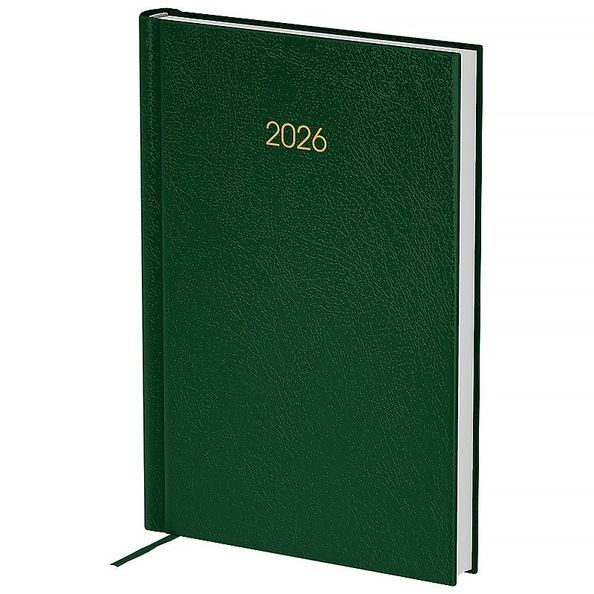 Щоденник 2026 Classic City, 145*210, з/т темно зелений 8842-26-3-A фото