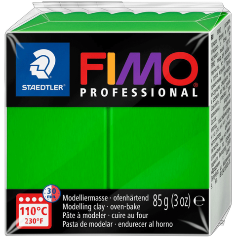 Пластика для біжутерії Professional Яскраво-зелена 85г Fimo 4007817800225 фото