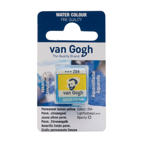 Фарба акварельна Van Gogh (254), Перм. лимонний світлий, кювета, Royal Talens 8712079419059 фото