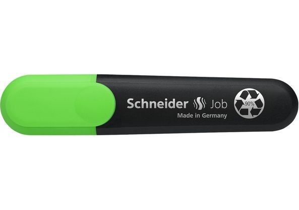 Маркер текстовиділювач SCHNEIDER JOB 1-4,5 мм, зелений S1504 фото