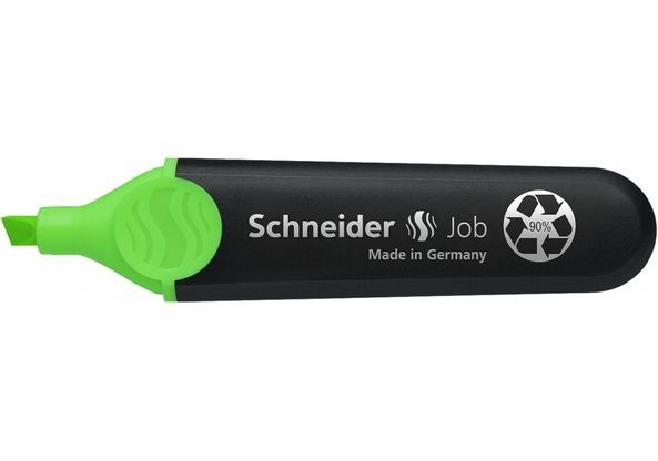 Маркер текстовиділювач SCHNEIDER JOB 1-4,5 мм, зелений S1504 фото