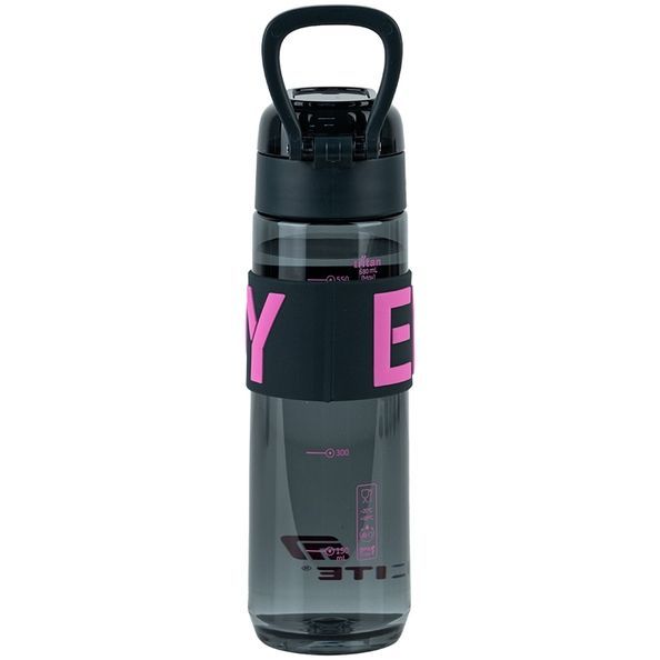 Пляшечка для води Kite K25-1233-3, 680 мл, чорно-рожева K25-1233-3 фото