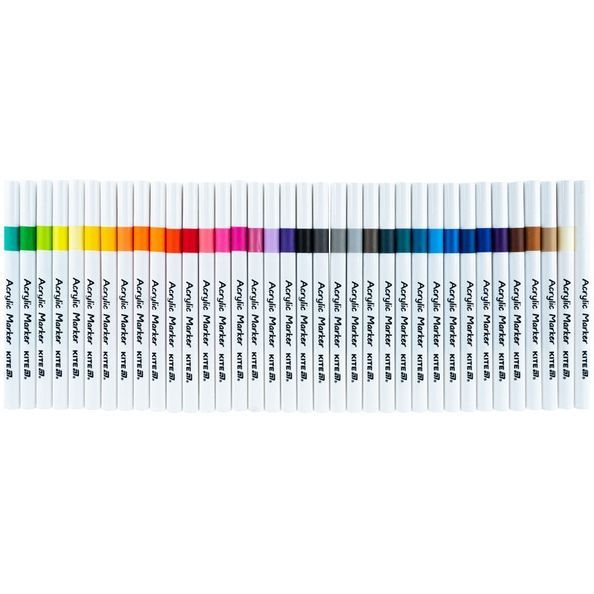 Маркери акрилові Kite Creative K-1158, 36 кольорів K-1158 фото