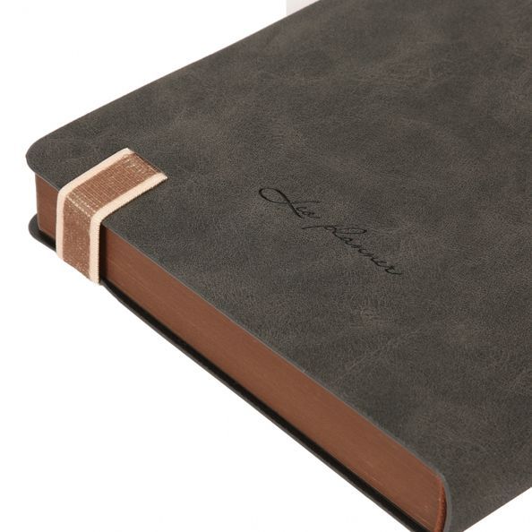 Щоденник А5 Leo Planner датований 2026 "Trend", м'який, чорний, 368 сторінок 252693 фото