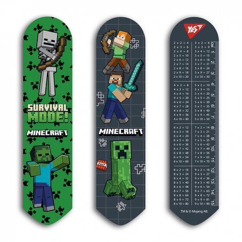 Закладка 2D Yes "Minecraft", чорна 708337 фото
