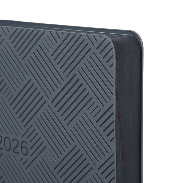 Щоденник А5 Leo Planner датований 2026 "Urban", м'який, сірий, 368 сторінок 252692 фото