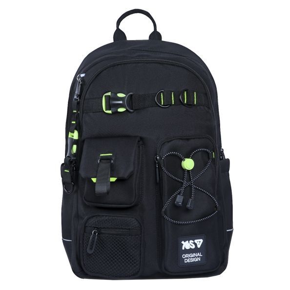 Рюкзак шкільний Yes TS-43L Just Black 550480 фото