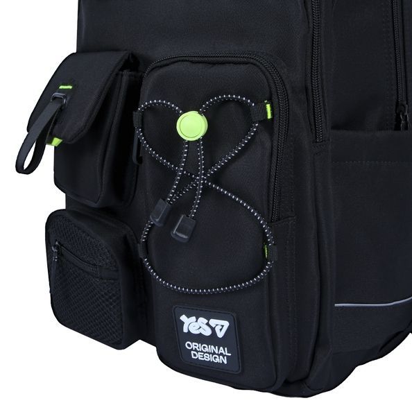 Рюкзак шкільний Yes TS-43L Just Black 550480 фото