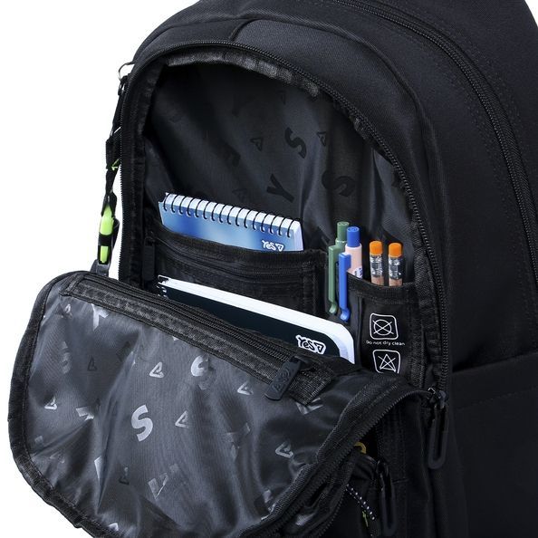 Рюкзак шкільний Yes TS-43L Just Black 550480 фото