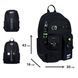 Рюкзак шкільний Yes TS-43L Just Black 550480 фото 3