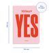 Блокнот "Totally YES" рожевий orner-1291 фото 4