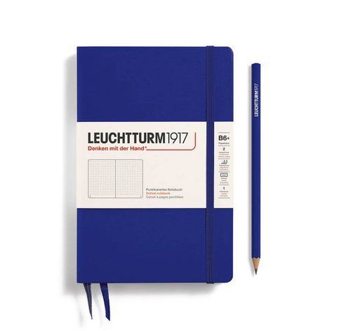 Блокнот Leuchtturm1917, Paperback B6+, Ink, Крапка 372351 фото