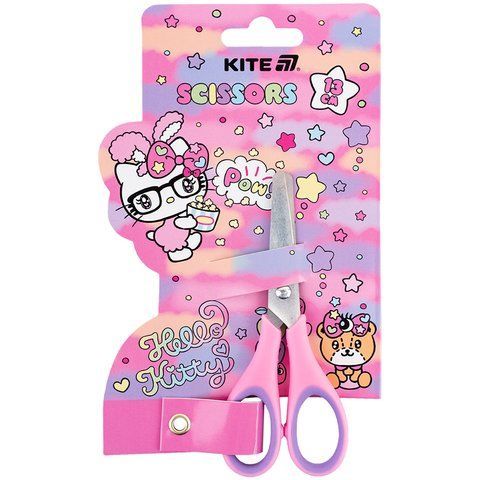 Ножиці дитячі з гумовими вставками Kite Hello Kitty HK25-123, 13 см HK25-123 фото