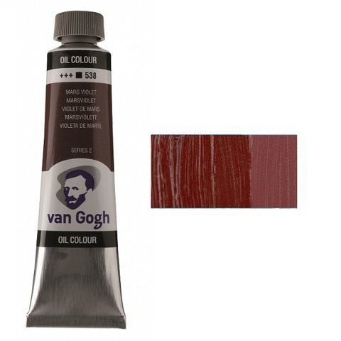 Фарба олійна VAN GOGH, (538) Марс фіолетовий, 40 мл, Royal Talens 8712079219598 фото