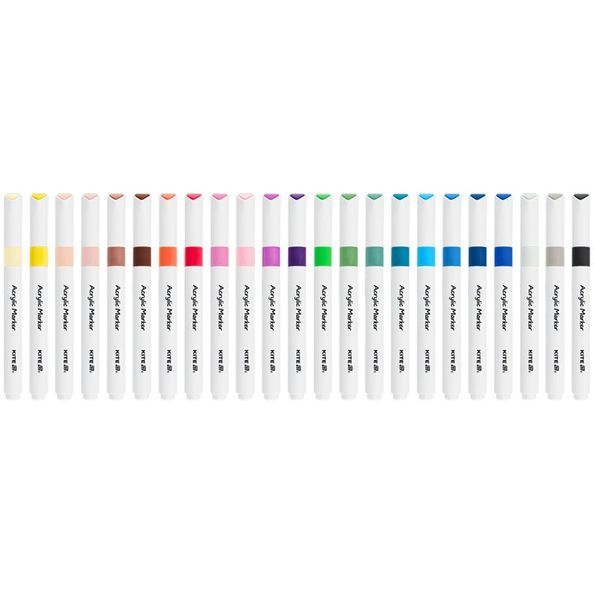 Маркери акрилові Jumbo Kite Creative K-1291, 24 кольори K-1291 фото