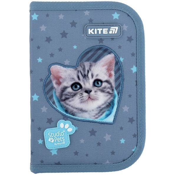 Пенал з наповненням Kite Studio Pets SP25-622H-3, 1 відділення, 2 відвороти SP25-622H-3 фото