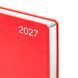 Щоденник діловий А5 Leo Planner датований 2027 "City", твердий, червоний, 368 сторінок 252751 фото 3