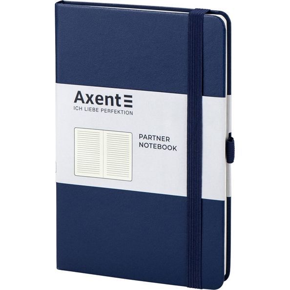Книга записна Partner, 125*195, 96арк, лін, синя 8308-02-A фото