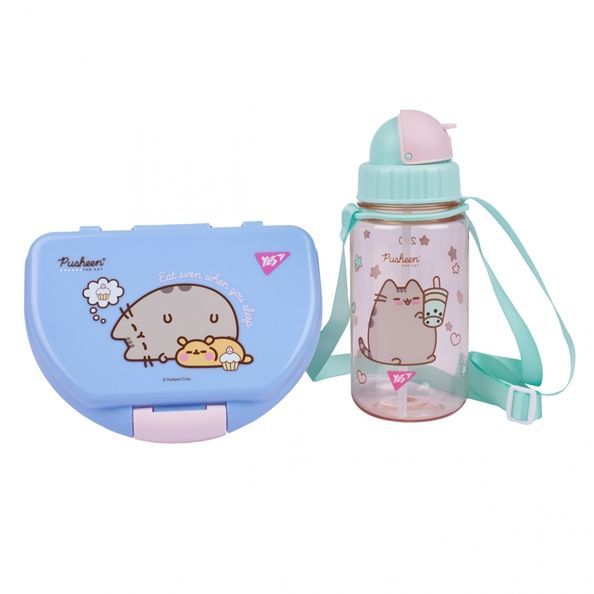Набір контейнер і пляшка Yes Pusheen 2 предмети 450145 фото