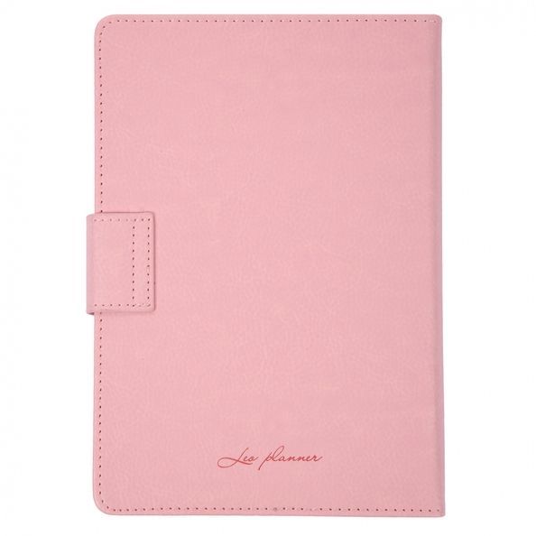 Щоденник А5 Leo Planner датований 2026 "Chiara", твердий, рожевий, 368 сторінок 252686 фото