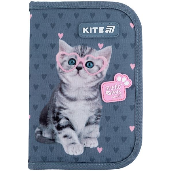 Пенал з наповненням Kite Studio Pets SP25-622H-1, 1 відділення, 2 відвороти SP25-622H-1 фото