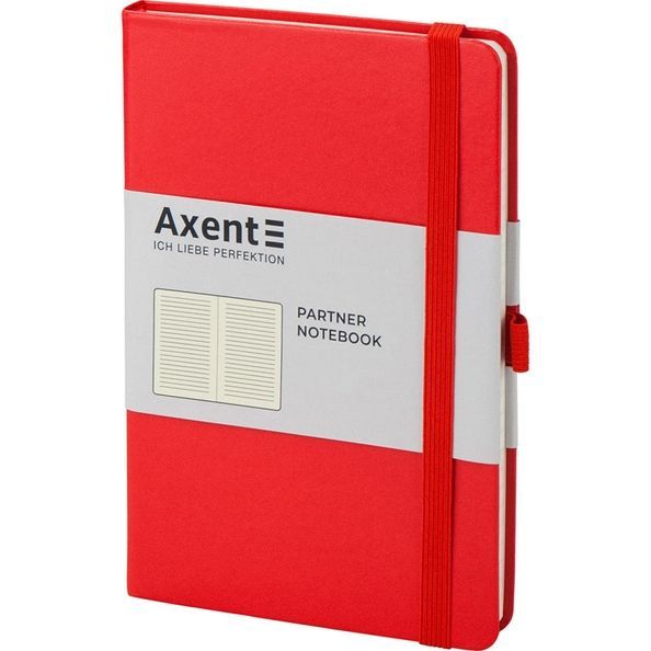 Книга записна Partner, 125*195, 96арк, лін, червона 8308-05-A фото