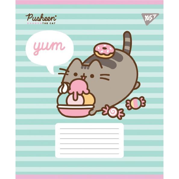 А5/12 кл. Yes Pusheen Candy, зошит учнівський шкільний (5шт.) 767597 фото