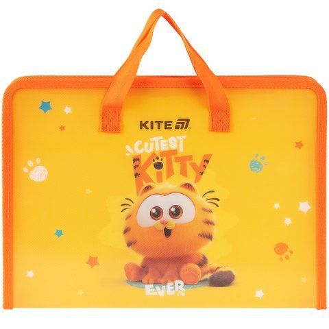 Папка-портфель на блискавці Kite Garfield GF25-202, 1 відділення, A4 GF25-202 фото