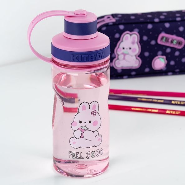 Пляшечка для води Kite Feel Good K25-397-2, 500 мл, лілова K25-397-2 фото