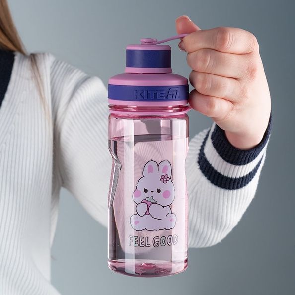 Пляшечка для води Kite Feel Good K25-397-2, 500 мл, лілова K25-397-2 фото