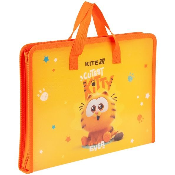 Папка-портфель на блискавці Kite Garfield GF25-202, 1 відділення, A4 GF25-202 фото