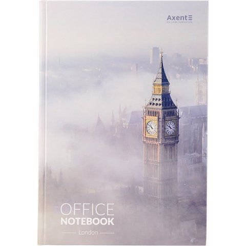 Книга записна А4, 192арк., кліт., London 8423-21-A фото