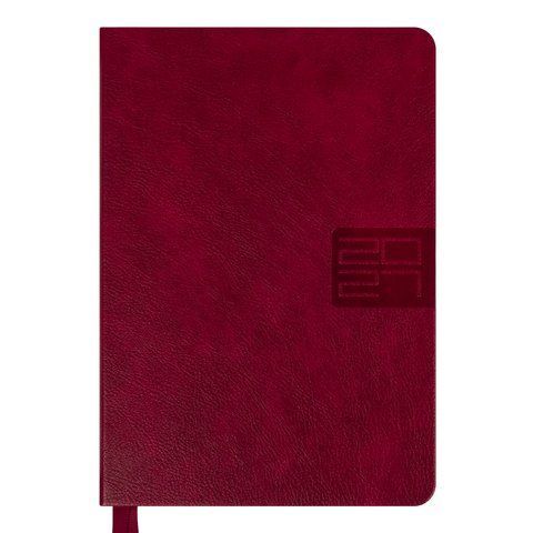 Щоденник діловий А5 Leo Planner датований 2027 "Persona", твердий, бордовий, 368 сторінок 252748 фото