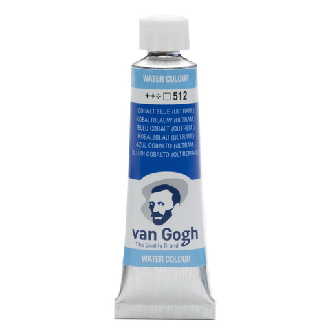 Фарба акварельна Van Gogh (512), Кобальт синій (ультрамарин), туба 10 мл, Royal Talens 8712079417871 фото