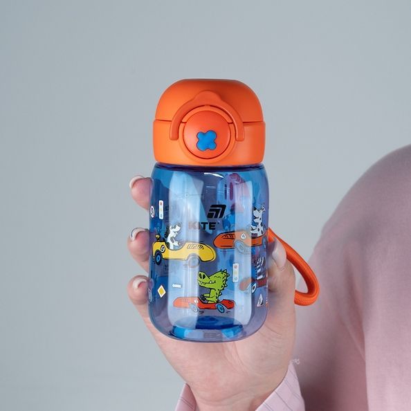Пляшечка для води Kite K25-1235-2, Cars, 360 мл, синя K25-1235-2 фото