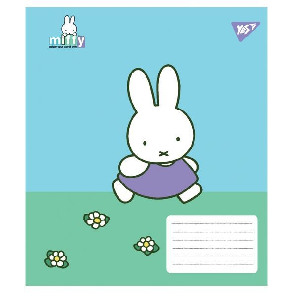А5/18 лін. Yes Miffy Spring, зошит учнівський шкільний (5шт.) 767628 фото