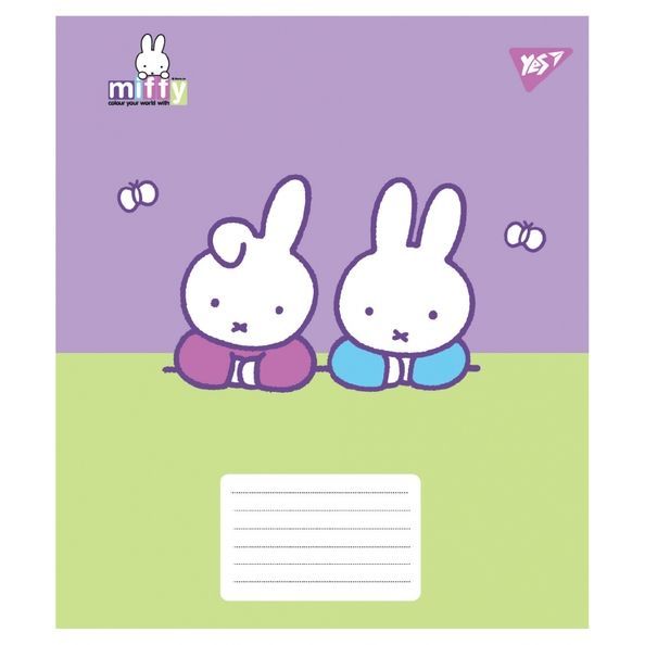 А5/18 лін. Yes Miffy Spring, зошит учнівський шкільний (5шт.) 767628 фото