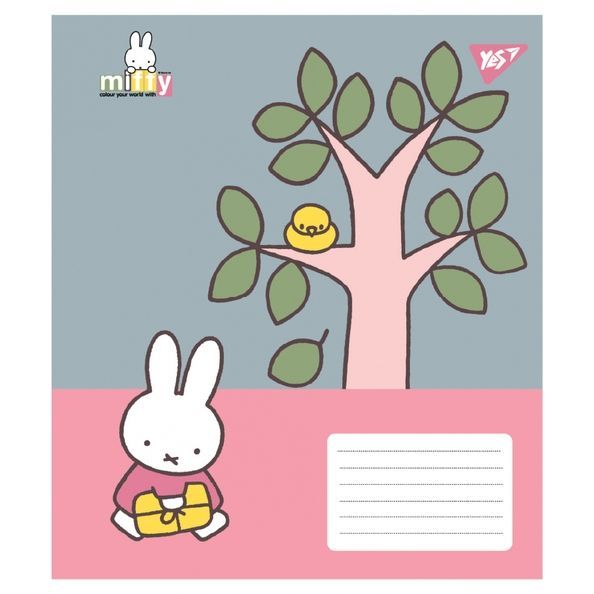 А5/18 лін. Yes Miffy Spring, зошит учнівський шкільний (5шт.) 767628 фото