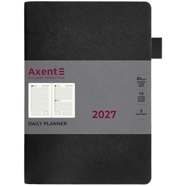 Щоденник 2027 Partner Soft Muse, 145*210, чорний 8827-27-3-A фото