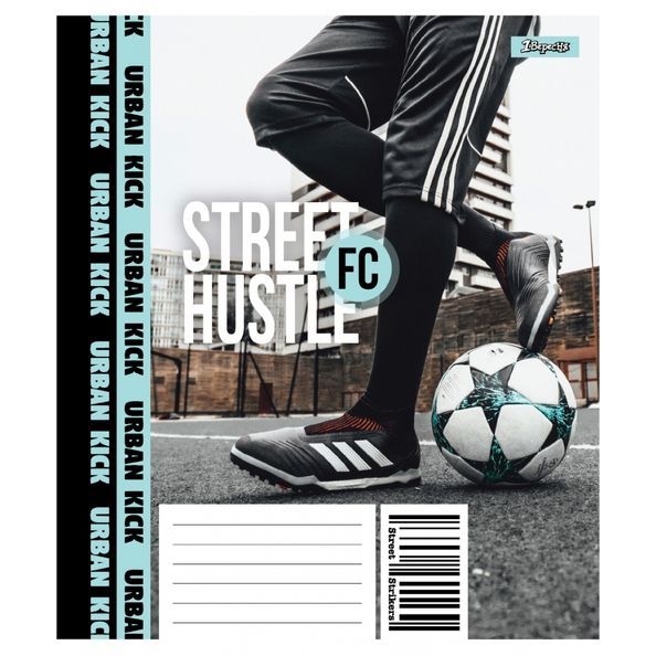 Зошит учнівський загальний 1 Вересня Street Hustle А5 48 аркушів лінія ( 5шт ) 768218 фото