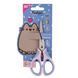 Ножиці Yes "Pusheen" 13см з гумовими вставками 480460 фото 1