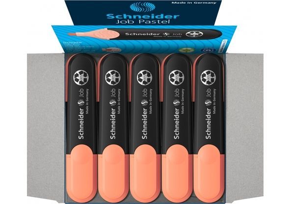 Маркер текстовиділювач SCHNEIDER JOB 1-4,5 мм, персиковий S1526 фото