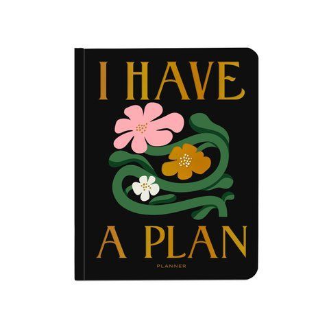 Блокнот для планування "I HAVE A PLAN" квіткова абстракція orner-2739 фото